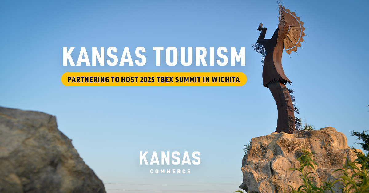 Kansas Tourism, Visit Wichita Partnering to Host 2025 TBEX Summit