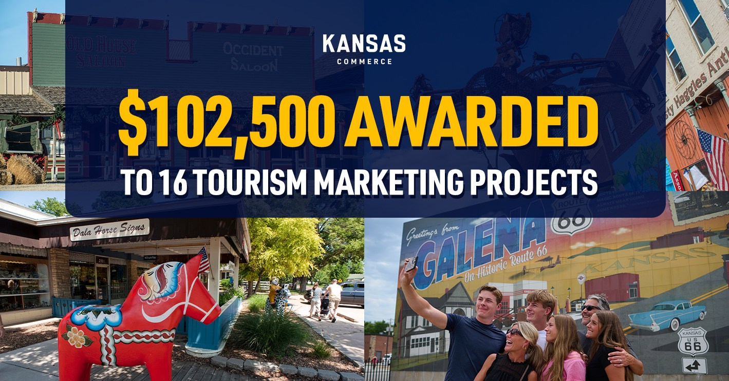 Kansas Tourism Announces Marketing Grant Awardees